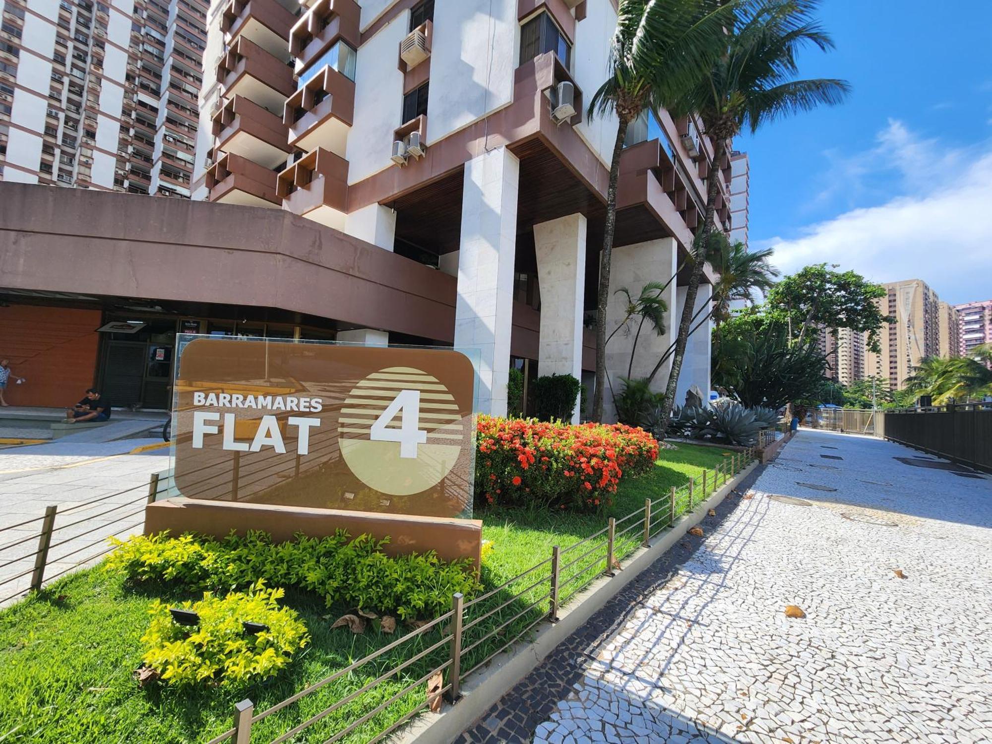 Apartamento Vista Mar Barramares Flat Praia Barra Da Tijuca - Novo Rio de Janeiro Exterior foto